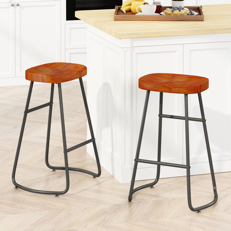17 Stories 29.52" Bar Stools Set of 2, Wayfair